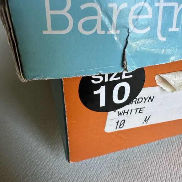 Baretraps Jordyn Strappy Sandals Women's Size 10 White - Picture 4 of 4